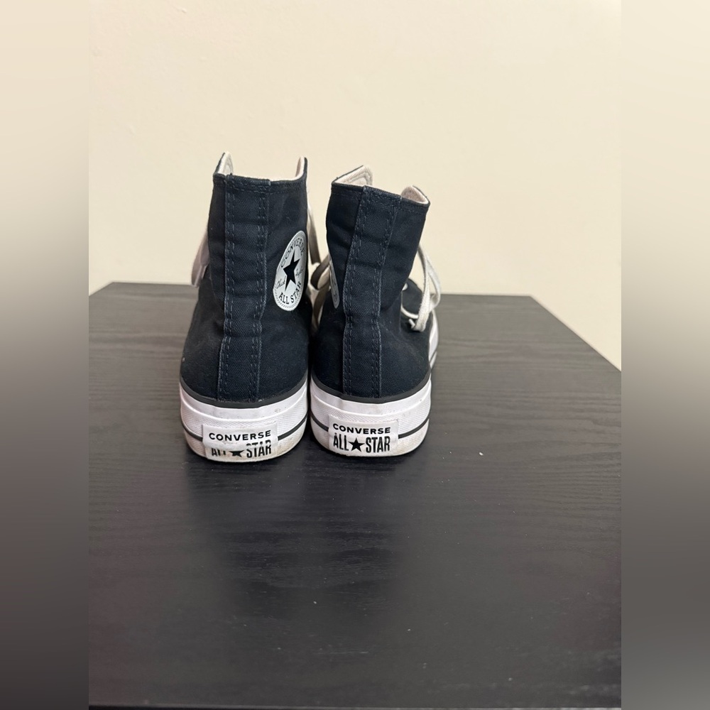 Converse Chuck Taylor All Star Black High Top Sneakers Women’s Sz 8.5 US - Picture 5 of 9